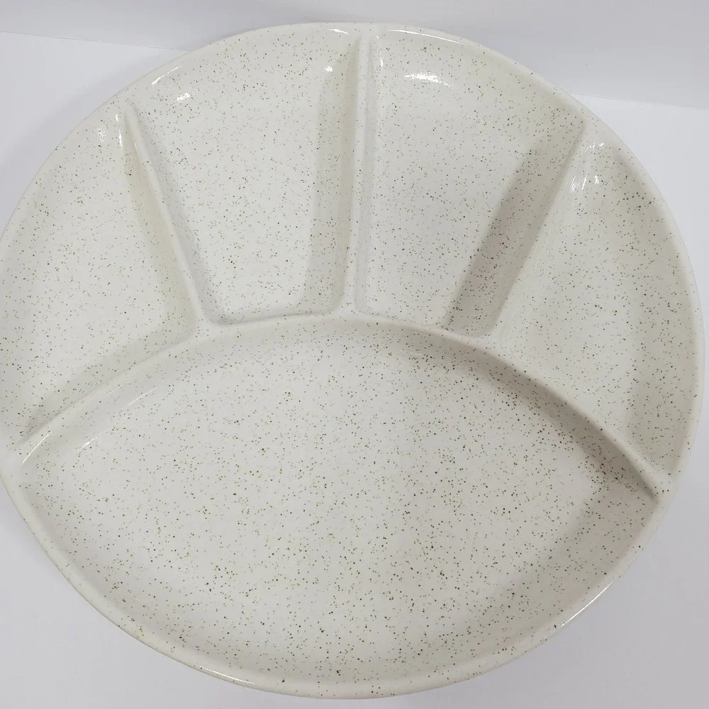 Pot Shop Boston 6 Mass Divided Grill Plates 10.25